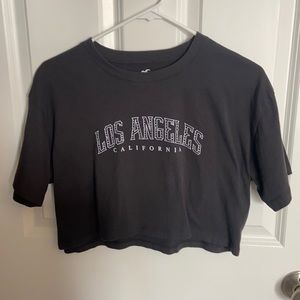 Hollister crop tee